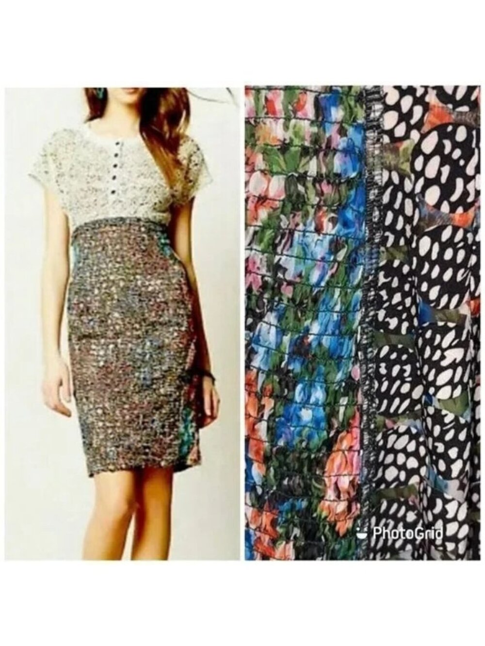 Anthropologie 2 Beguile Byron Lars Lace Sheath Pencil Study Dress